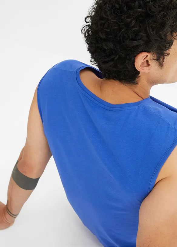 Singlet i 100% økologisk bomull (2-pack), bonprix