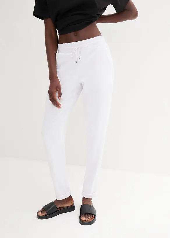 Pull on-bukse i viskosemiks, bonprix