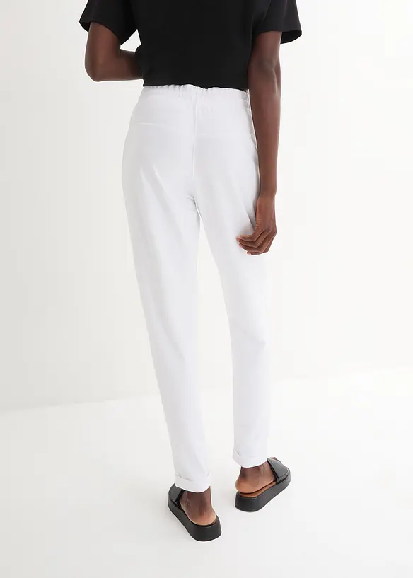 Pull on-bukse i viskosemiks, bonprix