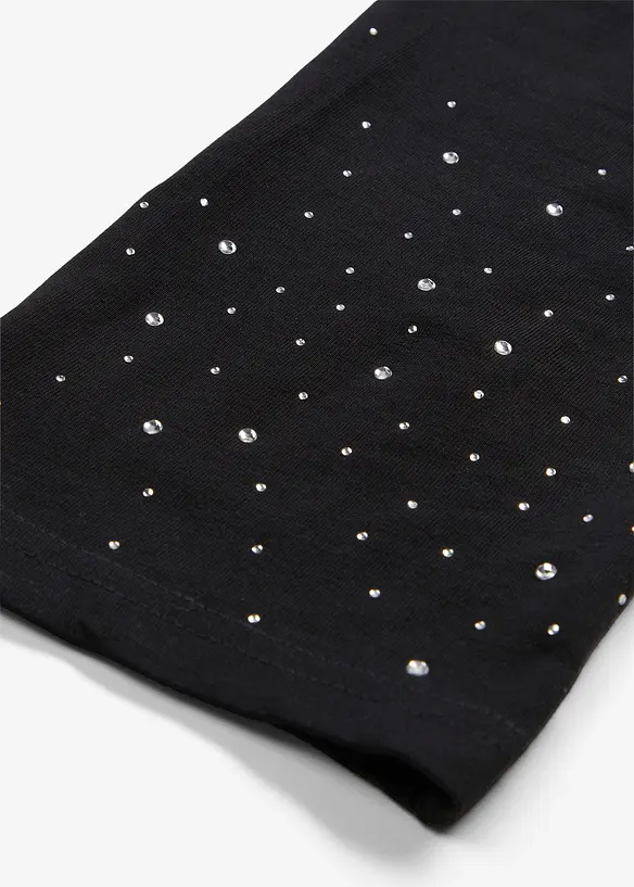 Caprileggings i bomullsmiks, bonprix
