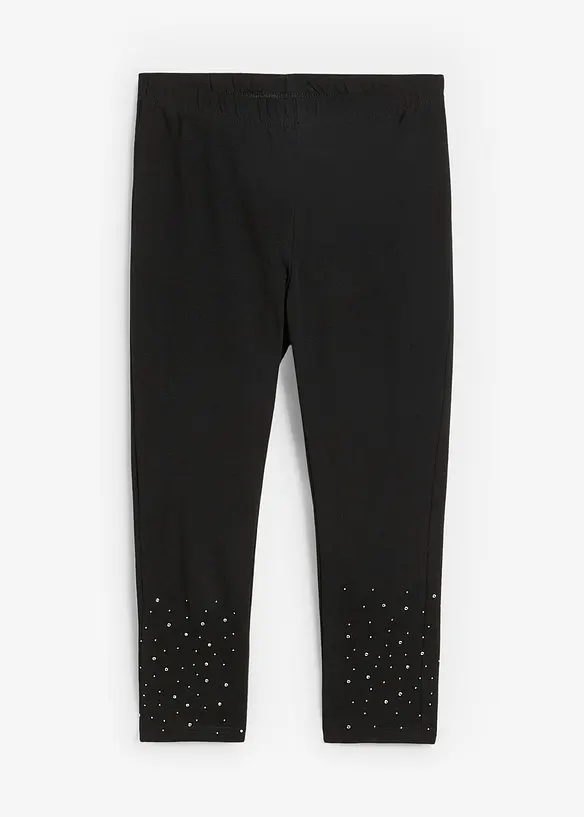 Caprileggings i bomullsmiks, bonprix