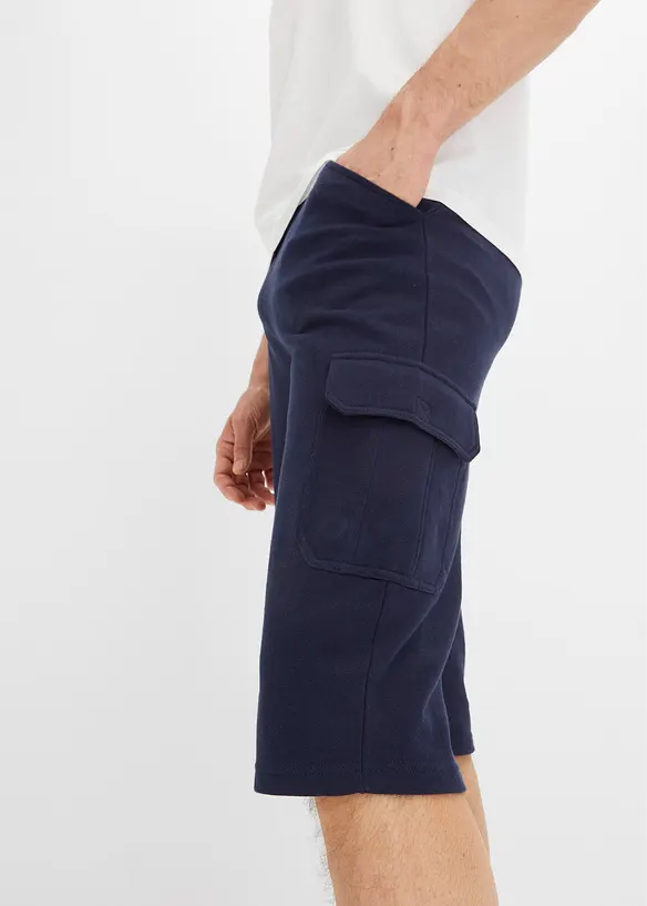 Lang cargo-bermudashorts i 100% bomull, Regular Fit, bonprix