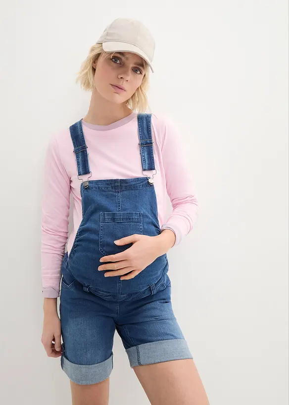 2-i-1-mamma-bermudashorts i snekkerbukse-modell, bonprix