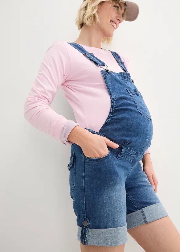 2-i-1-mamma-bermudashorts i snekkerbukse-modell, bonprix