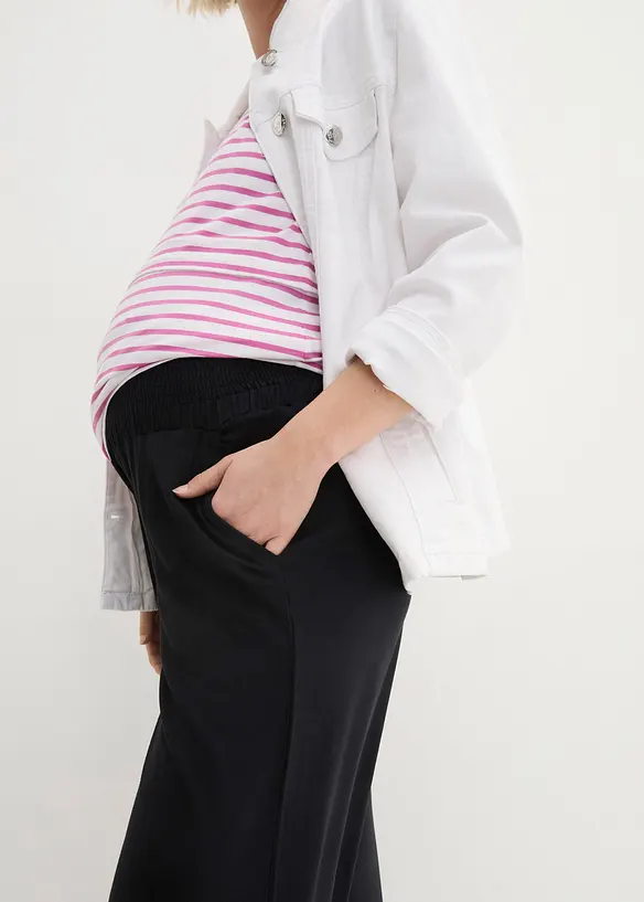 Mamma-culottes i myk viskose, Loose Fit, bonprix