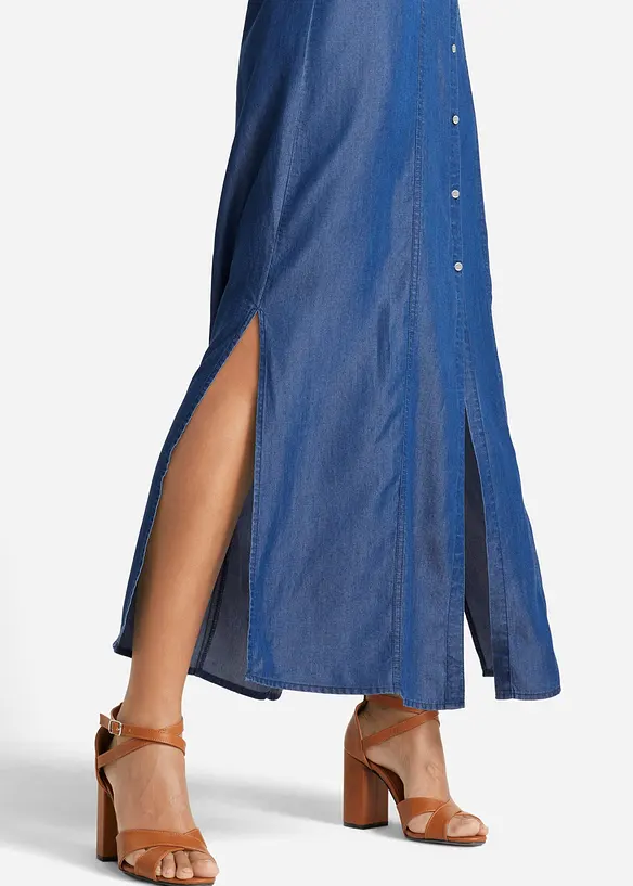 Hemdblusenkleid aus TENCEL™ Lyocell, bonprix