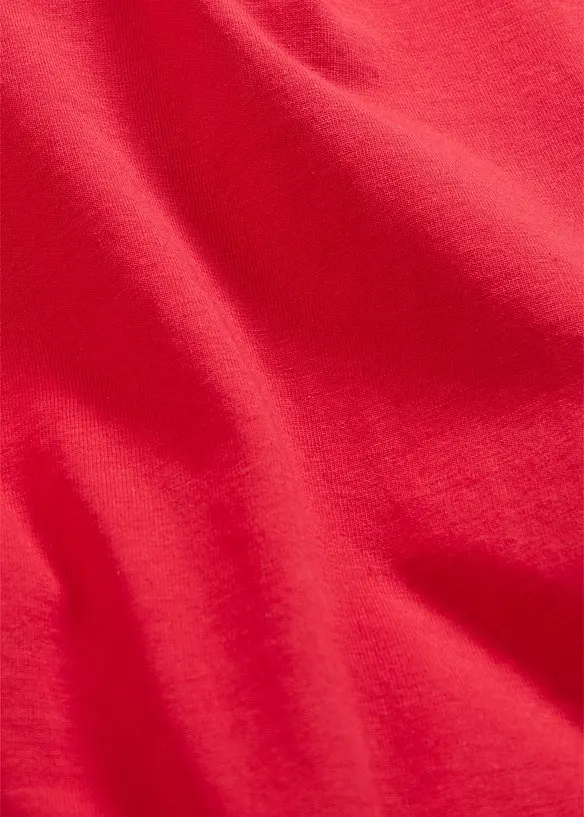 Topp med rund hals (5-pack), bonprix