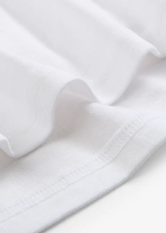 Singlet i 100% bomull (3-pack), bonprix