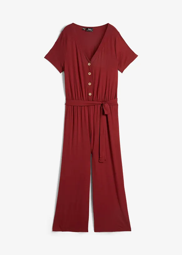 Jersey-jumpsuit i viskosemiks, bonprix