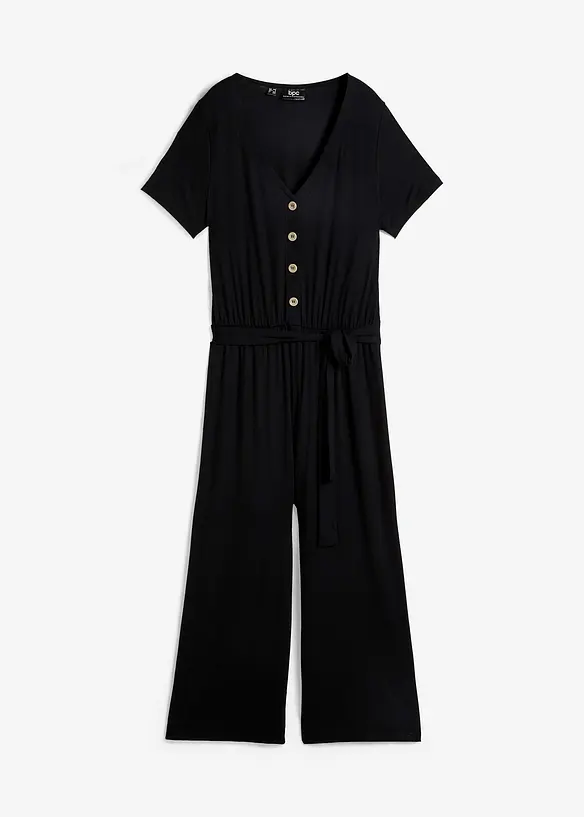 Jersey-jumpsuit i viskosemiks, bonprix