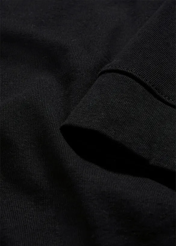 Langermet topp i 100% &oslash;kologisk bomull, bonprix