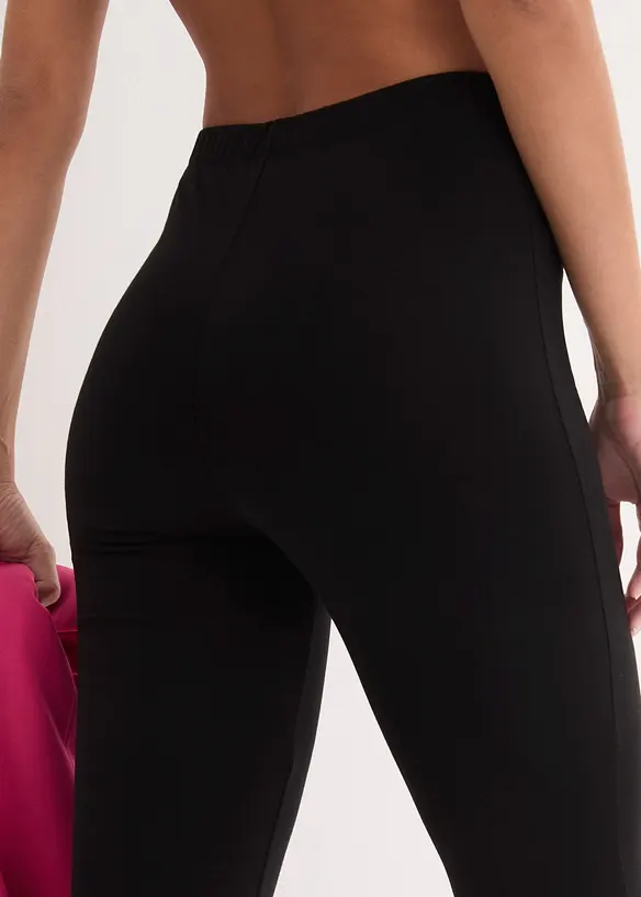 Leggings i lang modell (2-pack), bonprix