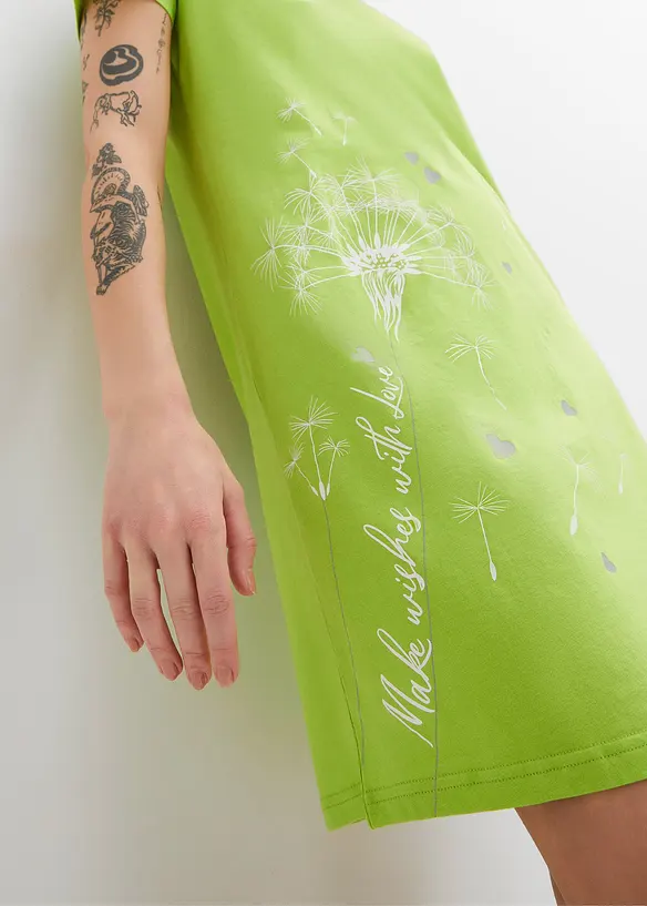 Nattskjorte av økologisk bomull, bonprix