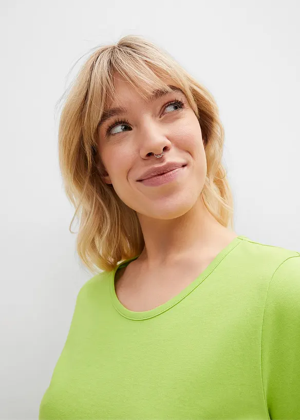 Nattskjorte av økologisk bomull, bonprix