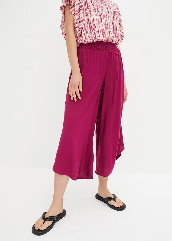 Legglang culotte av bærekraftig viskose, bonprix