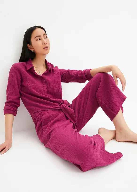 Musselinbluse, bonprix