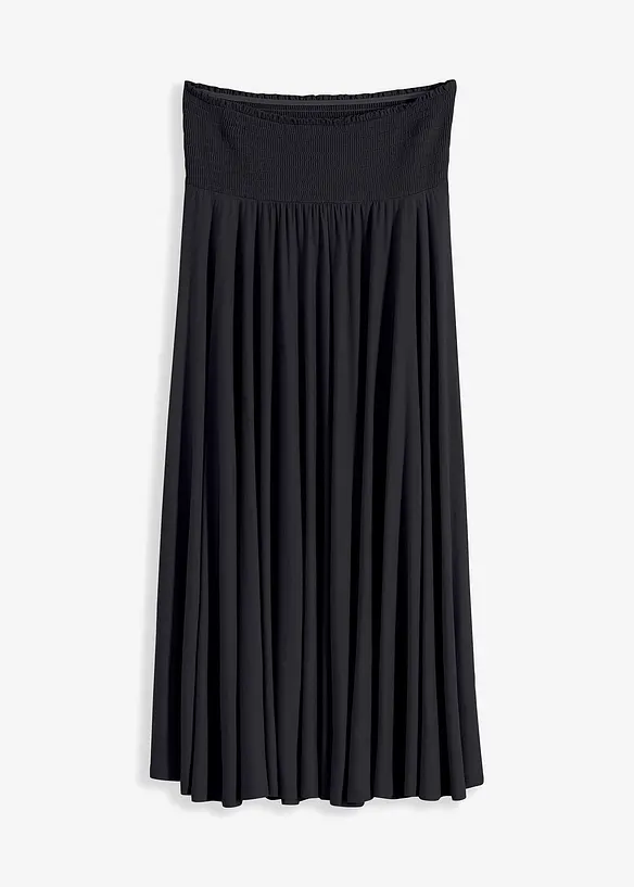 Jerseyskjørt i lett viskose, bonprix