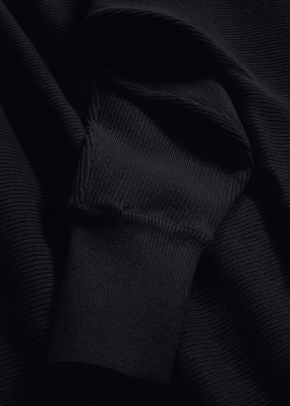 Oversized ribbestrikket genser, bonprix