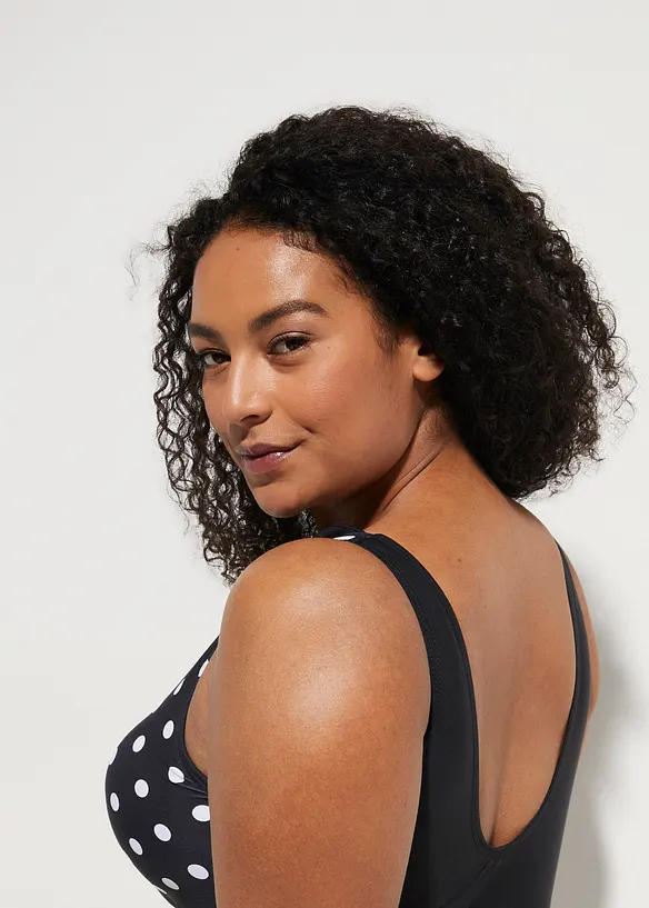 Shape-badedrakt med rynking, middels formende, bonprix