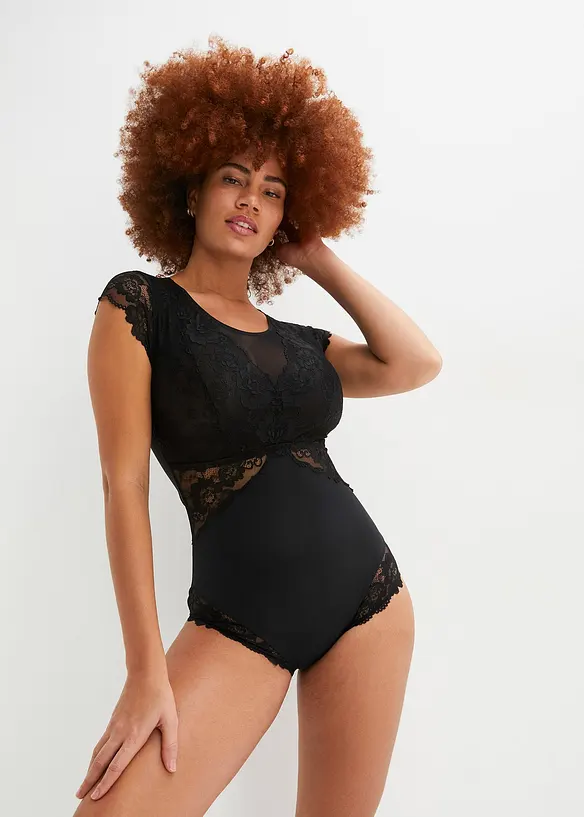 Body uten bøyle med delikat blonde, bonprix