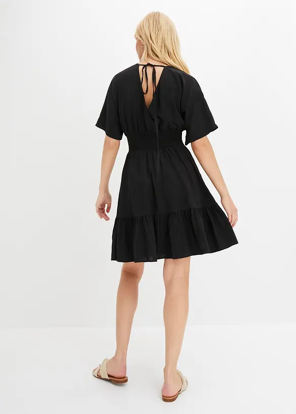 Kjole med smock, bonprix