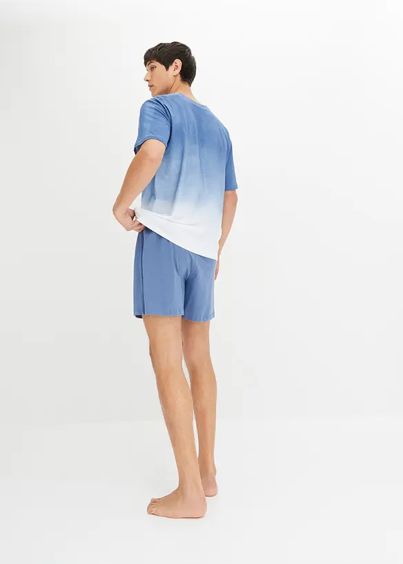 Kort pyjamas i 100% bomull, bonprix