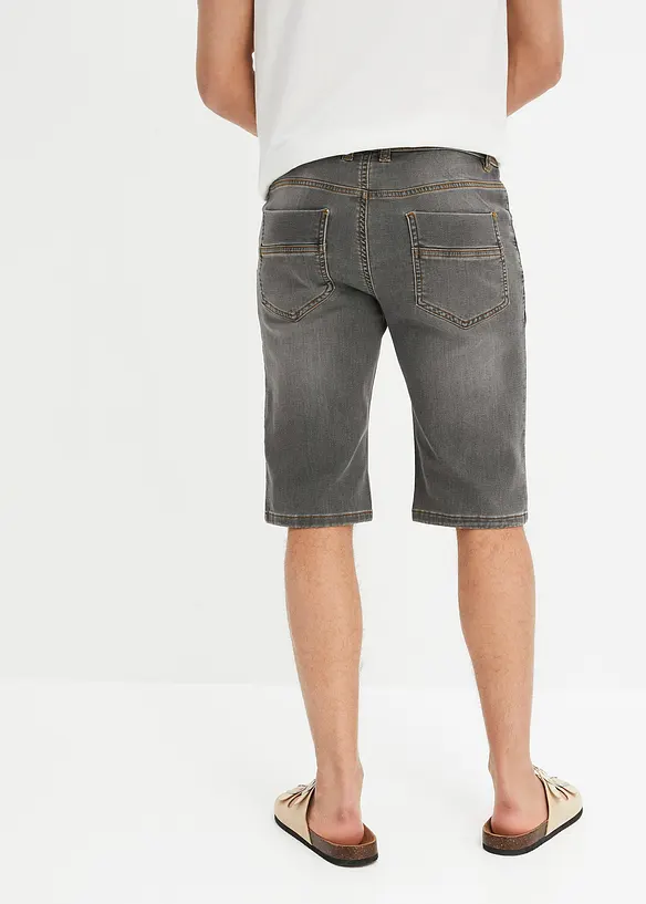 Bermudashorts i sweat-denim med komfortsnitt, Regular Fit, bonprix