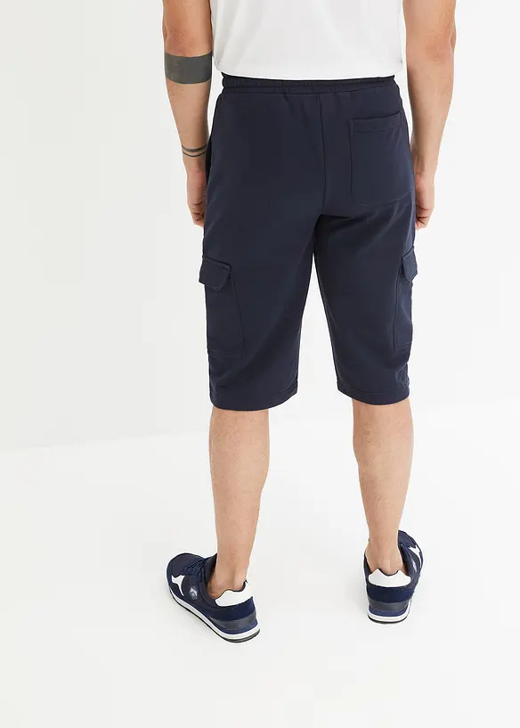 Cargo-bermudashorts i trikot i 100% økologisk bomull, bonprix