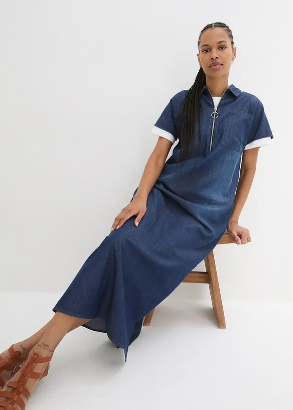 Maxi-jeanskjole, bonprix