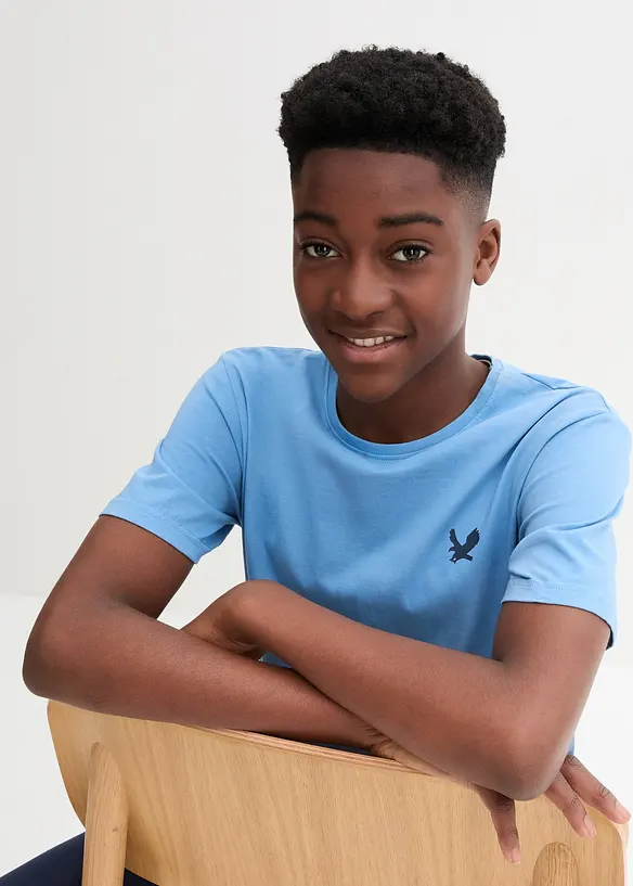 T-skjorte i 100%  &oslash;kologisk bomull med fargegradering, bonprix