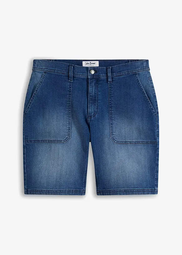 Bermudashorts i denim med stretch, Relaxed Fit, bonprix