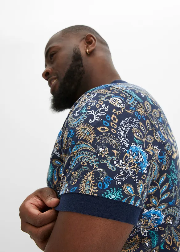 Poloshirt av økologisk bomull, kort arm, bonprix