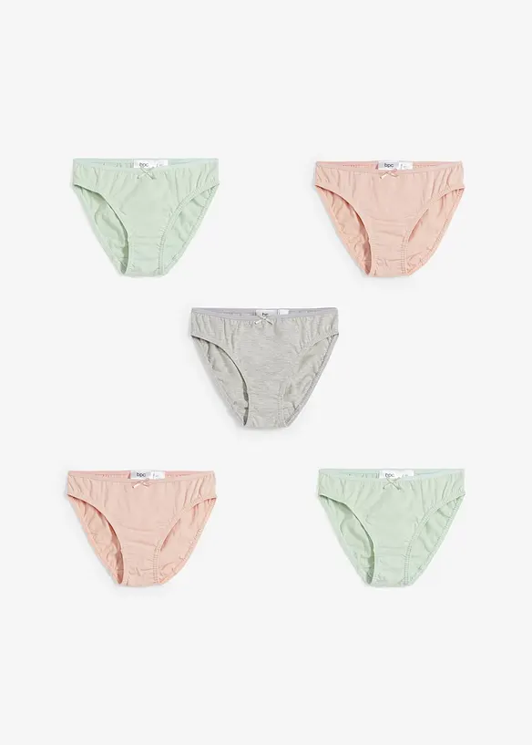 Truse med økologisk bomull (5-pack), bonprix