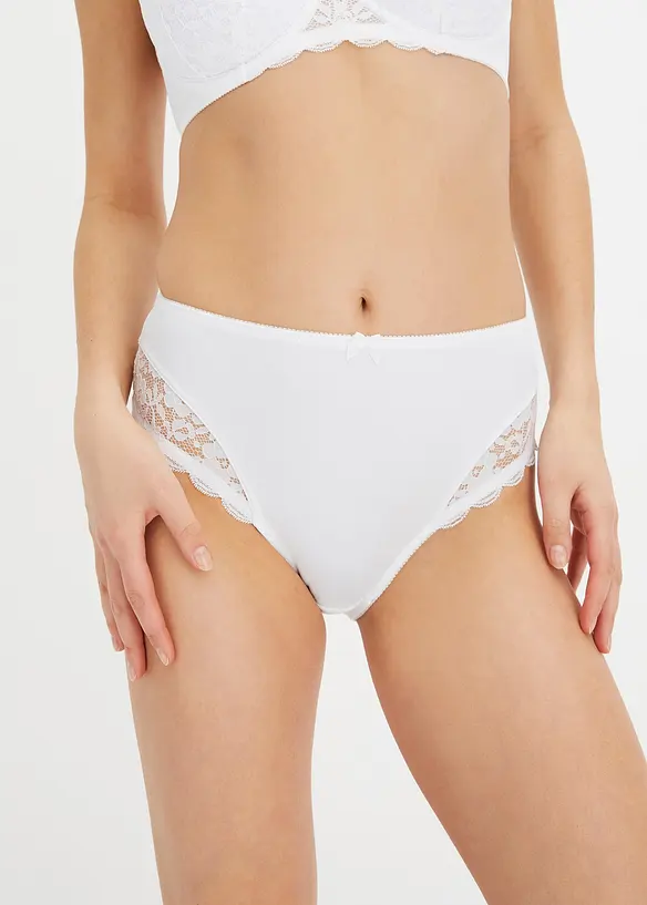 Truse med h&oslash;y midje (2-pack), bonprix