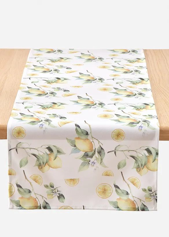 Bordløper med sitron-print, bonprix
