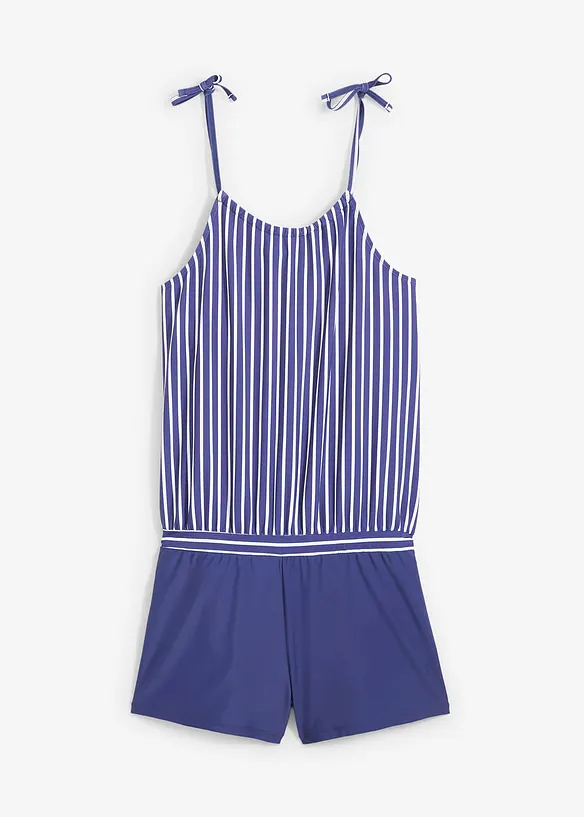 Bade-jumpsuit med stropper til knyte, bonprix