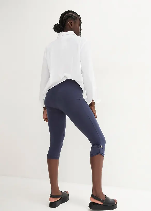 Caprileggings i økologisk bomull, bonprix