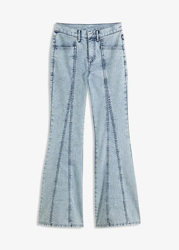 Jeans med sleng High Waist, bonprix