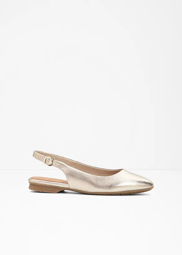 Slingback-ballerinasko i behagelig bredde fra Jana, Jana