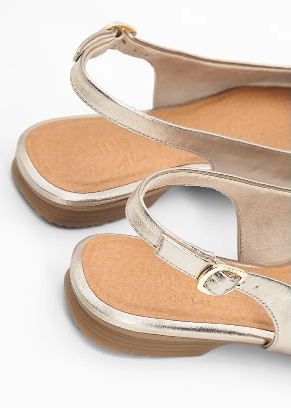 Slingback-ballerinasko i behagelig bredde fra Jana, Jana