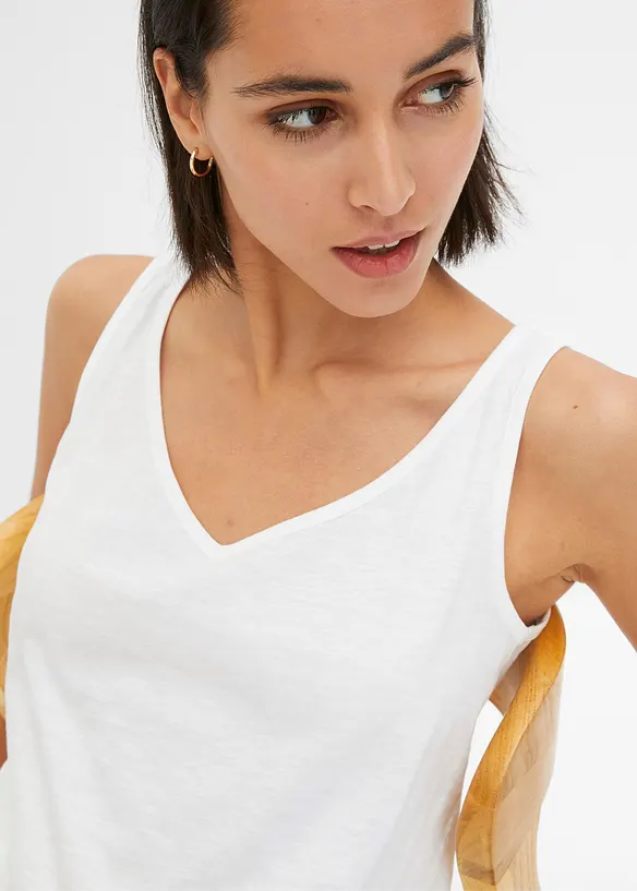 Topp av &oslash;kologisk bomull, bonprix