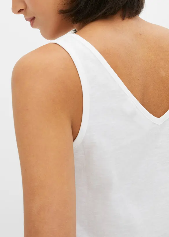 Topp av &oslash;kologisk bomull, bonprix