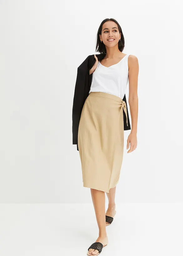 Topp av &oslash;kologisk bomull, bonprix