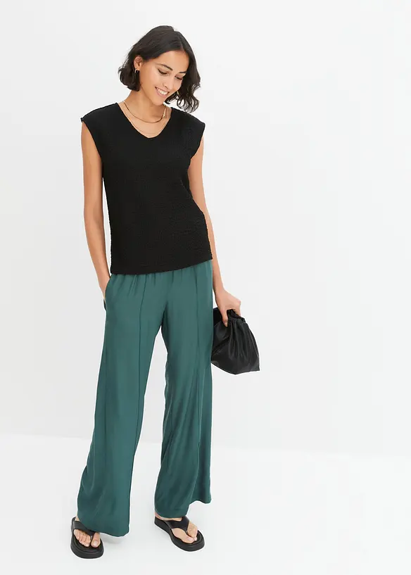 Topp av lett crepe, bonprix