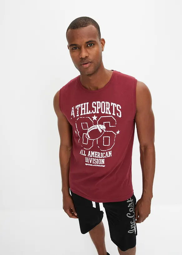 Singlet i 100% bomull (2-pack), bonprix