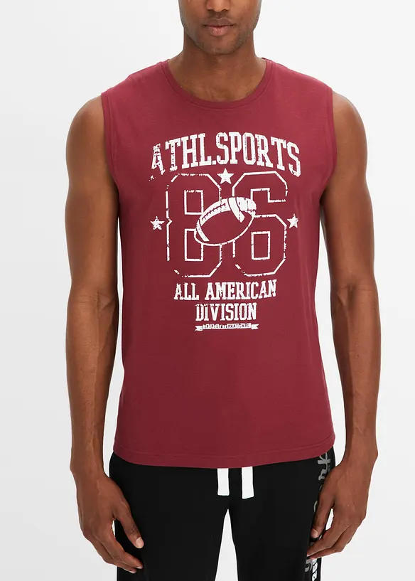 Singlet i 100% bomull (2-pack), bonprix