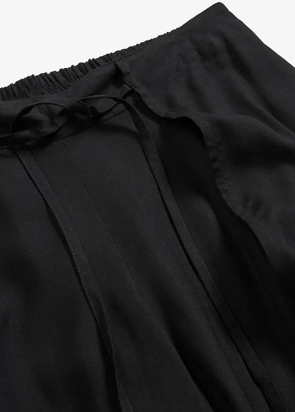 Bukse med splitt, av viskose, bonprix