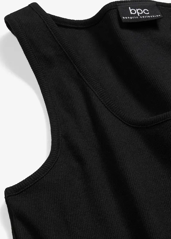 Ribbet topp, bonprix