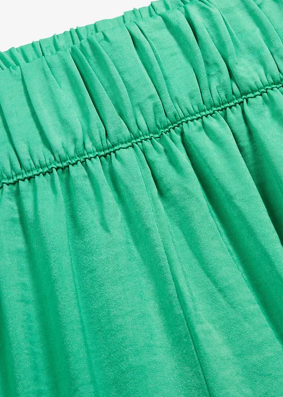 Lett palazzobukse med High Waist-komfortlinning, lang, bonprix