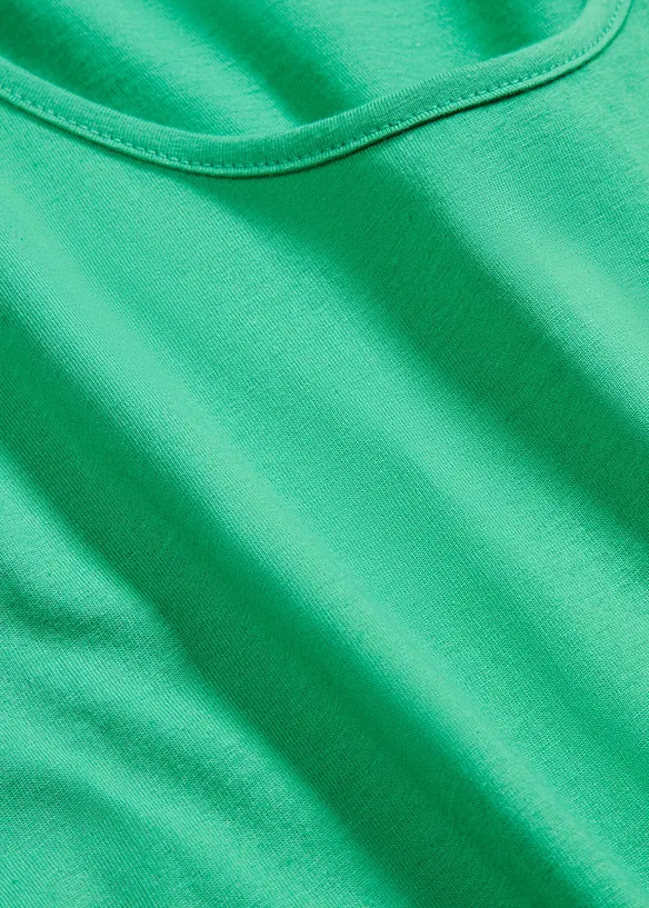 Kort jersey-kjole med A-fasong, uten arm, bonprix